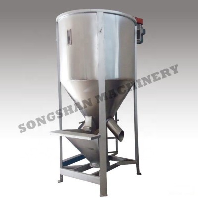 500kg/1000kg/2000kg/10T stainless vertical color raw material mixer machine color mixer